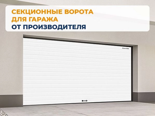 Cекционные ворота 3800х2500 мм белые DoorHan RSD02, chita.doorhan.ru