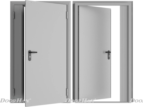 Технические двухстворчатые двери, chita.doorhan.ru